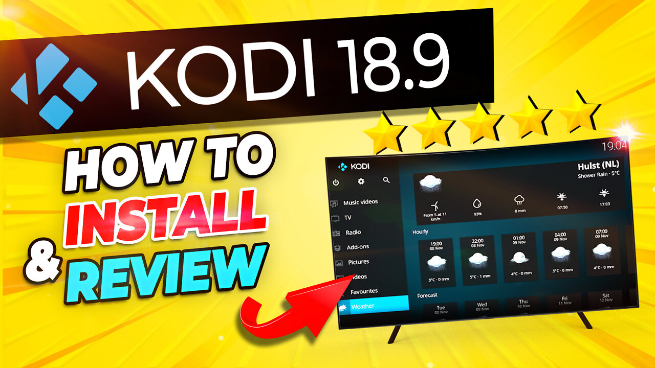 How to install and use kodi 18.9