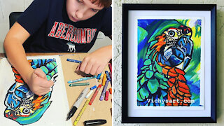 Nonverbal 12-year-old with autism unlocks artistic gift during pandemic