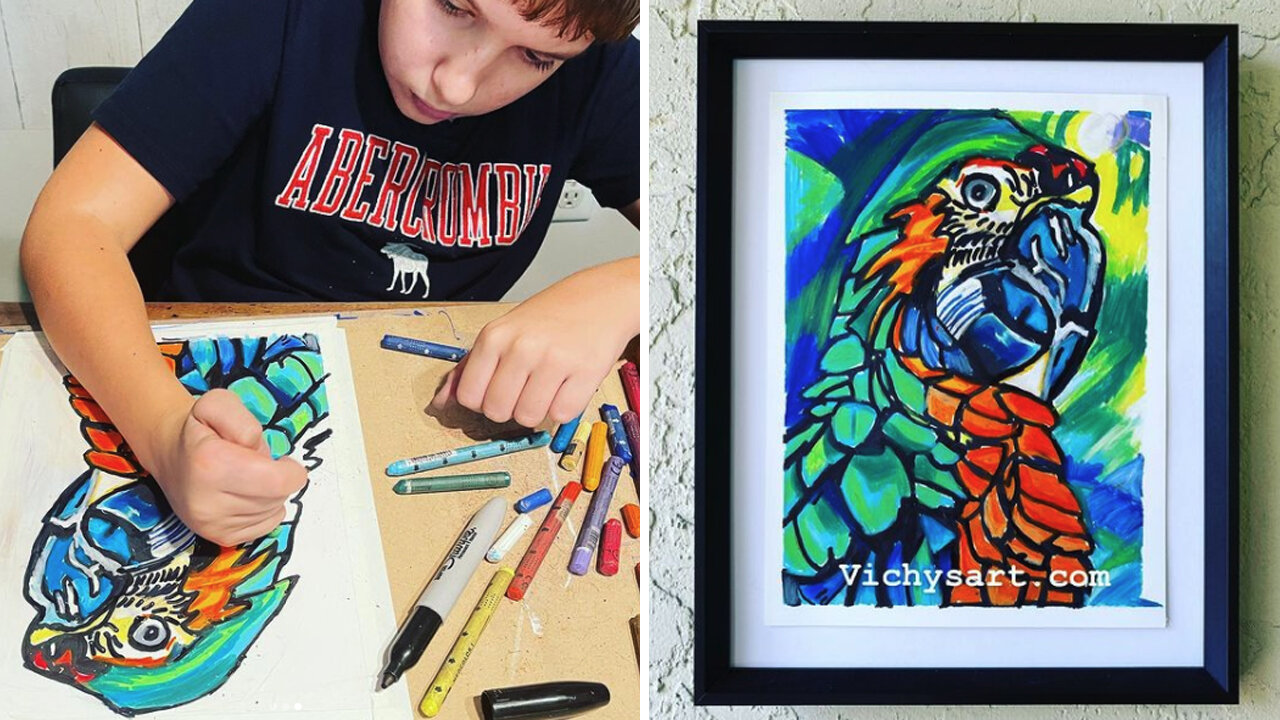 Nonverbal 12-year-old with autism unlocks artistic gift during pandemic