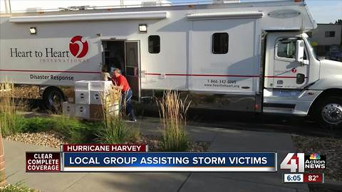 Local volunteers help in Texas after Harvey hits