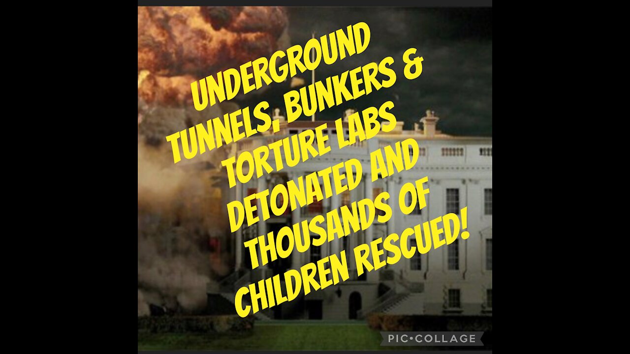 BREAKING: TUNNELS UNDER WHITE-HOUSE DETONATED