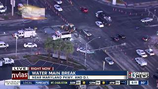 Water main break near Sunrise Hospital