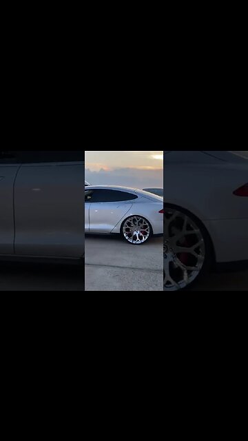 Tesla on Chrome Forgiato‘s 🔥￼