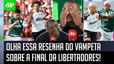 "Eu NÃO CONSEGUI ver a FINAL Palmeiras x Flamengo porque..." Vampeta ARRANCA RISADAS com HISTÓRIA!