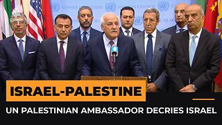 UN Palestinian ambassador denounces Israel for Gaza hospital attack _ Al Jazeera Newsfeed