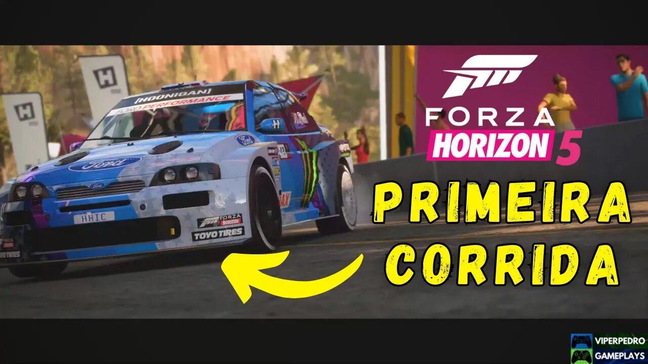 MINHA PRIMEIRA CORRIDA NO FORZA HORIZON 5 (SEM COMENTÁRIOS) | PC GAMEPLAY