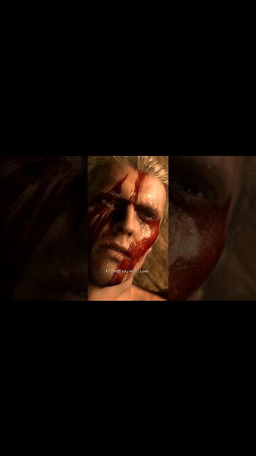 Leon kills Krauser sad death RE4 Remake #residentevil #residentevil4remake #residentevil4