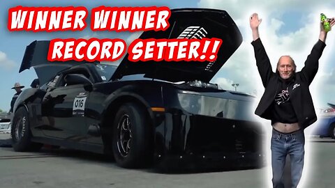 Fastest 5th Gen Camaro EVER! 262.85mph in 1 Mile! Clark Setting Records in his Drag and Drive Camaro