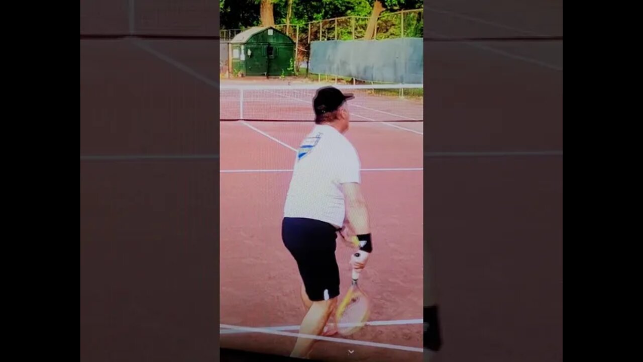 camera smash with tennis serve