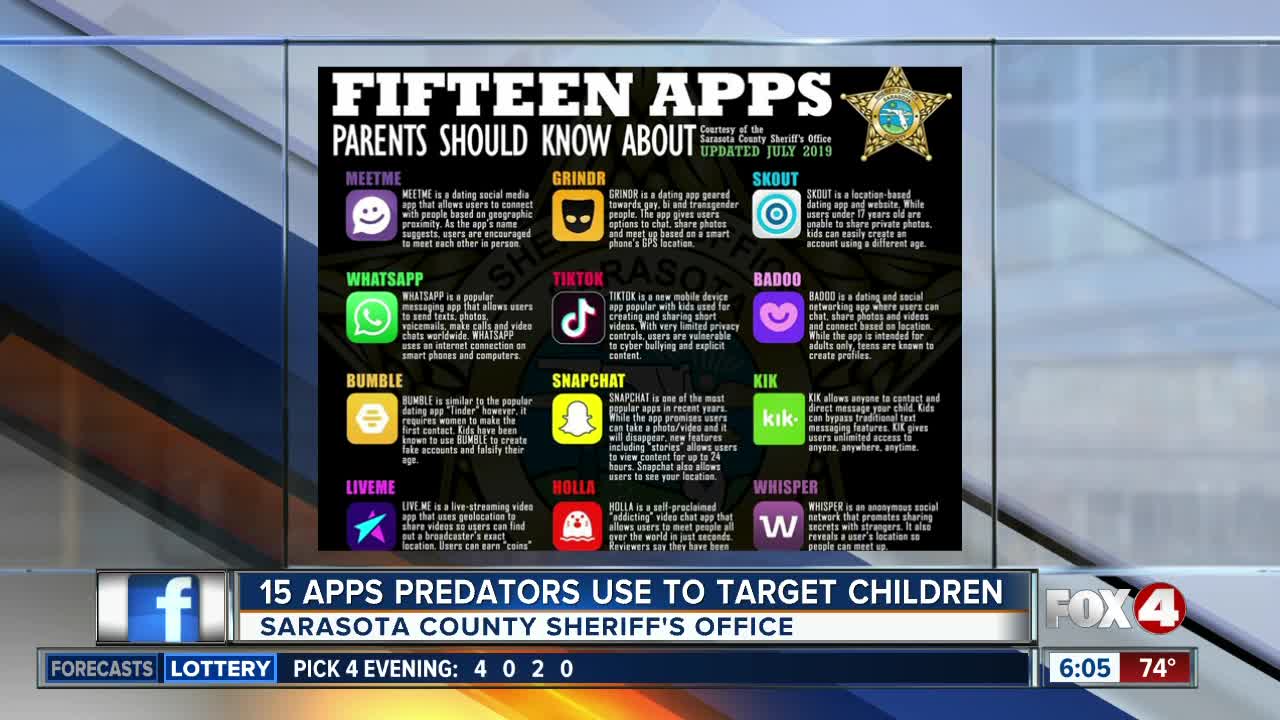 15 apps that predators may be using to target children