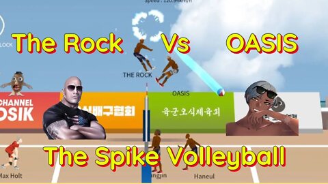 The Spike Volleyball - THE ROCK vs OASIS in Beach Challenge Stage 4
