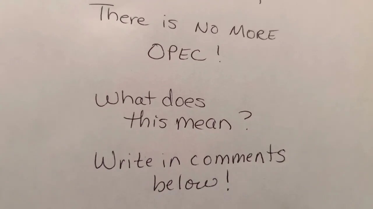 This is the end of Gas as we know it!