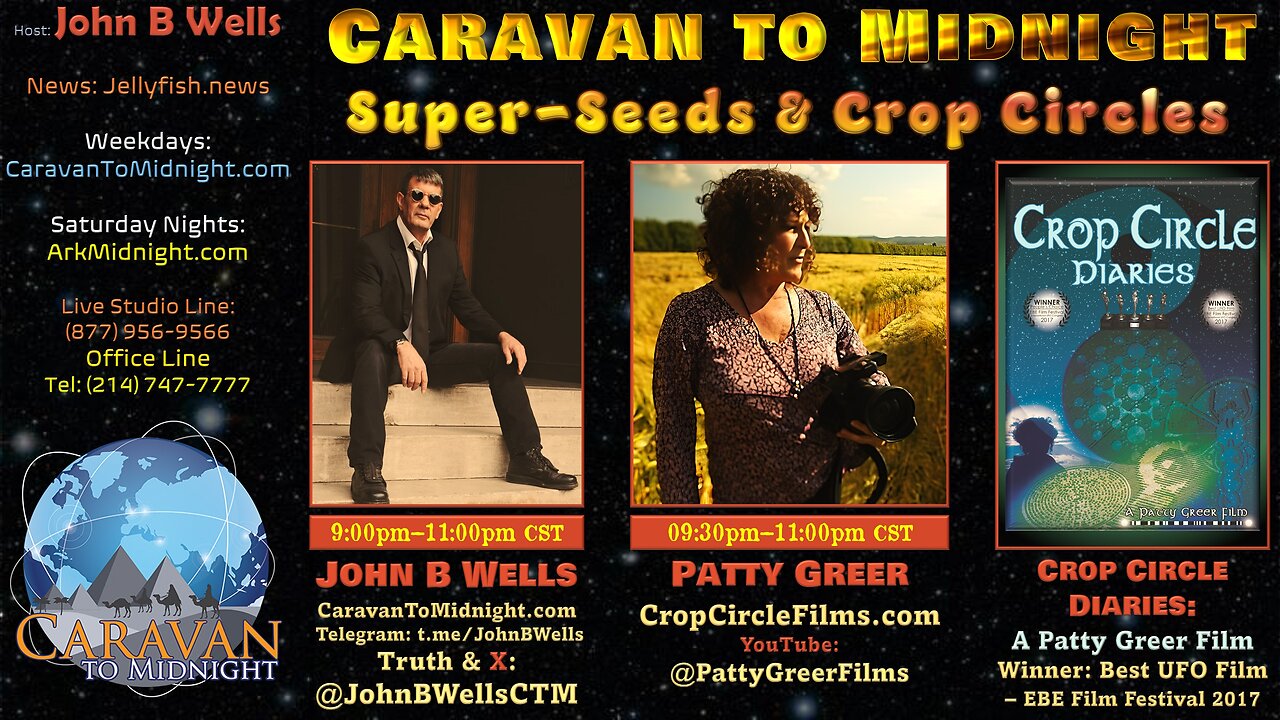 Super-Seeds & Crop Circles - John B Wells LIVE