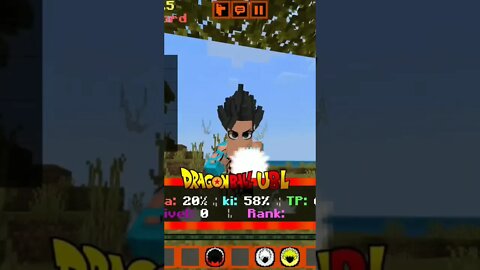 MINECRAFT MAIS EU VIREI PERSONAGEM DO DRAGON BALL Z ⛰🤯🤯🔥🔥🔥🔥#viral #shorts #minecraft #fypシ