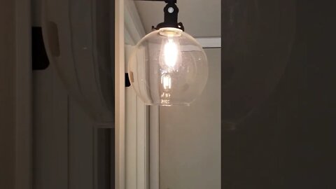 DO NOT install a hallway light fixture like this in your home! Unless you have a helmet. #shortvideo