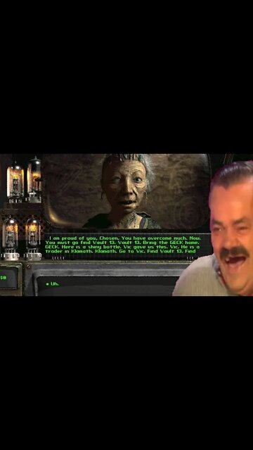 Fallout 2 When The Chosen One Has Low Intelligence #Shorts