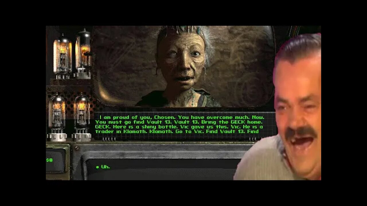 Fallout 2 When The Chosen One Has Low Intelligence #Shorts
