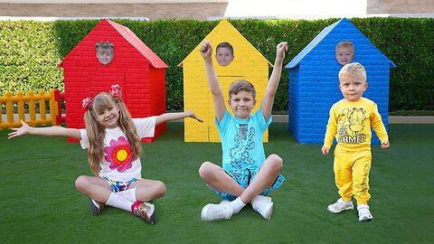 Oliver, Diana, and Roma Adorn Playhouses