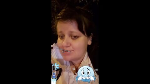 i'm sssssso cold | Girl teeth chattering in the cold