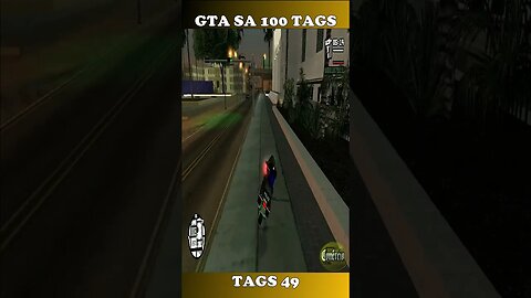 GTA SAN ANDREAS 100 TAGS TAG 49 #shorts #semedissaum #gta