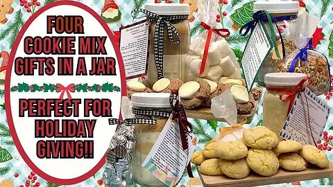 DISCOVER THE MAGIC: 4 IRRESISTIBLE COOKIE MIX GIFTS IN A JAR