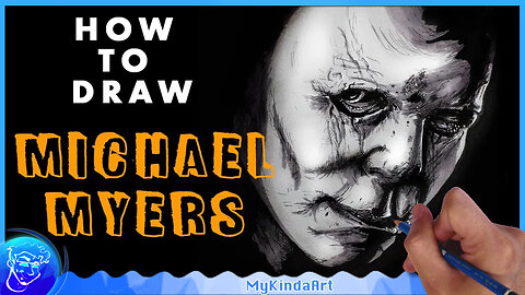 How to Draw Michael Myers | Ink Pen Art Tutorial