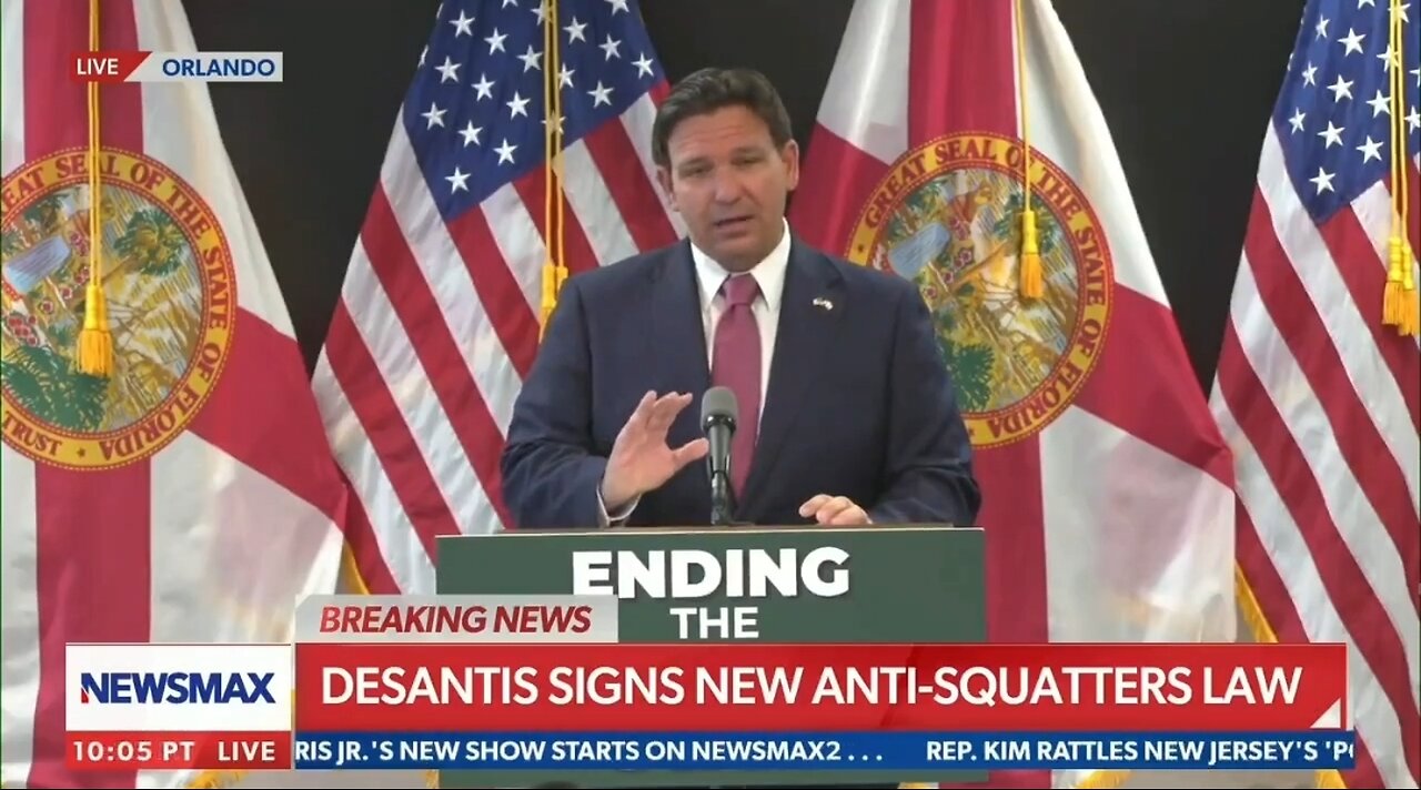 DeSantis: The Squatter Scam Ends Today!