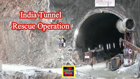 Rescue efforts continue to free the 41 workers trapped in tunnel