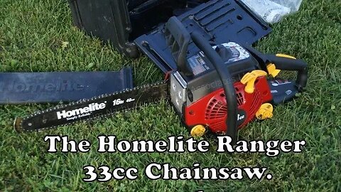 The Homelite Ranger 33cc Chainsaw. 20 years later, this budget chainsaw is still up to the task!