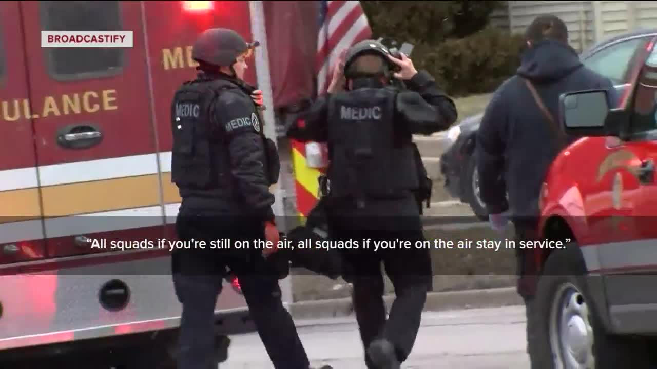 Emergency radio traffic captured chaotic moments at mass shooting scene