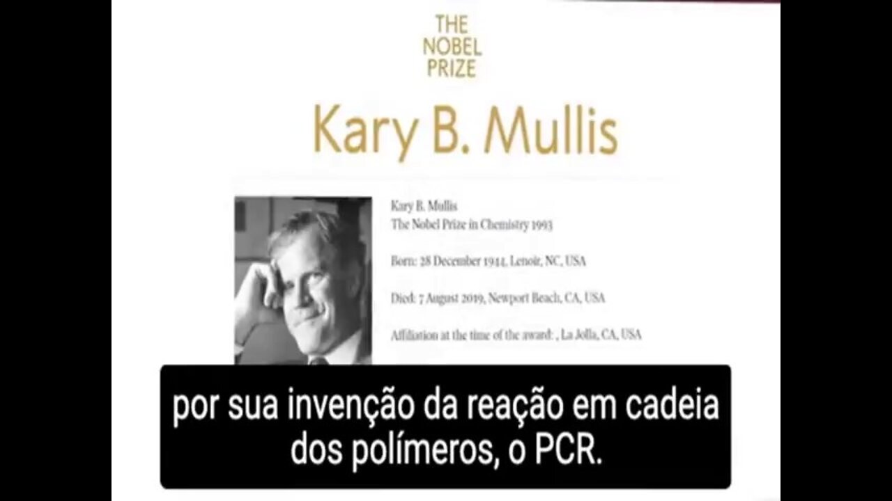 Kary Mullins - inventor of PCR test