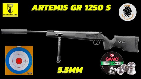 Artemis GR 1250 S testing Gamo Hunter Impact 15.42gn @ 25 yards