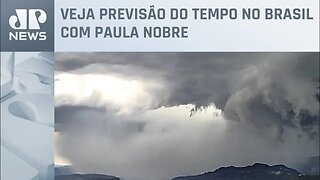 Temporais e granizo avançam no Brasil nesta quinta-feira (30)