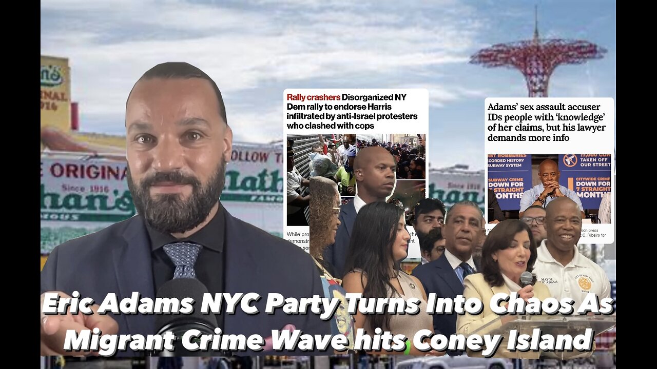 Eric Adams Party Turns Into Chaos As Migrant Crime Wave Hits Coney Island | Sal Greco Show episode 9