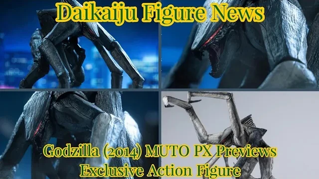 Unveiling the MUTO Queen: Exclusive Godzilla 2014 Action Figure Hiya Toys