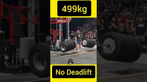 Deadlift de 499kg de Tom Stoltman.