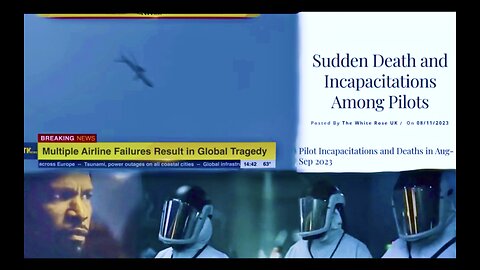 Sudden Death Vaccinated Pilots Forecast Airline Crash Disaster Israel Owns USA They Cloned Tyrone