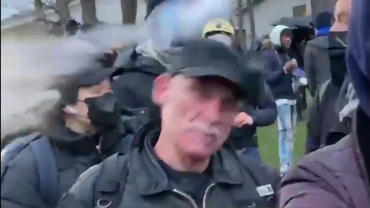 BLM Protester Hits CNN Crew Member In Head With Water Bottle