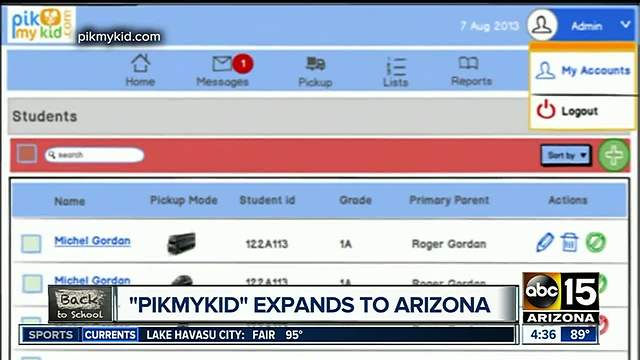 "PikMyKid" expands to Arizona schools