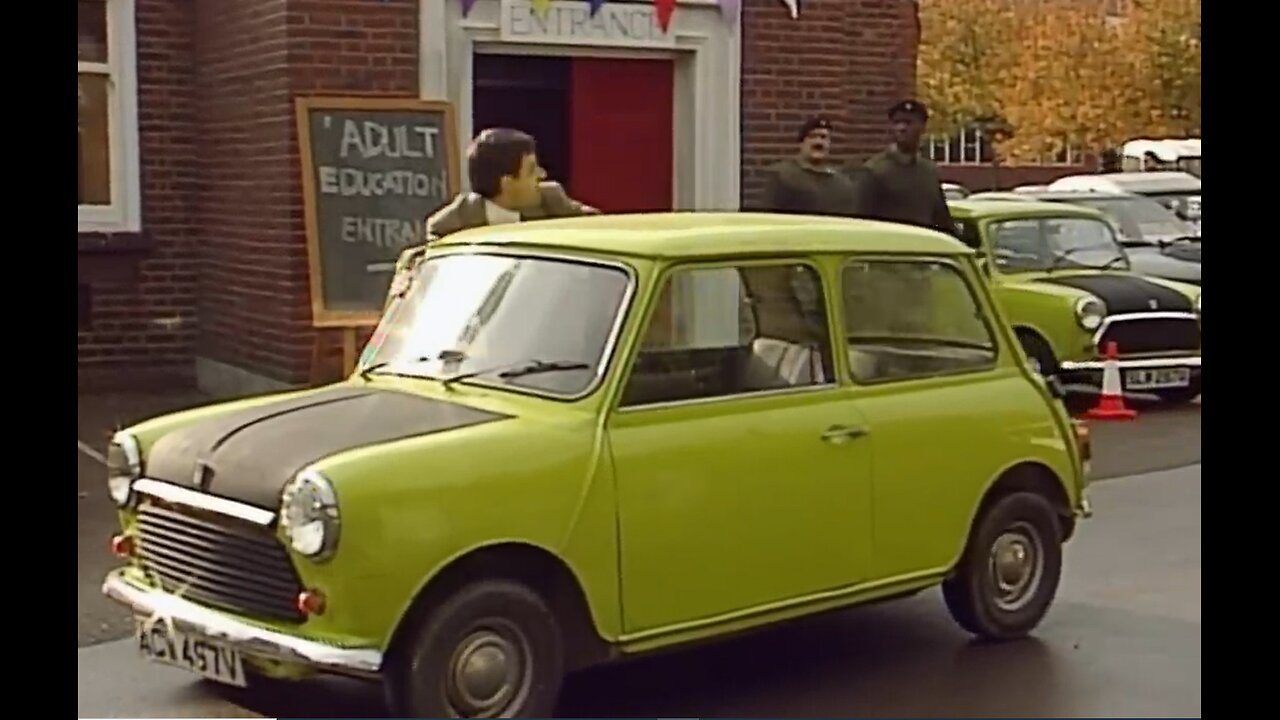 Mr. bean fun with army