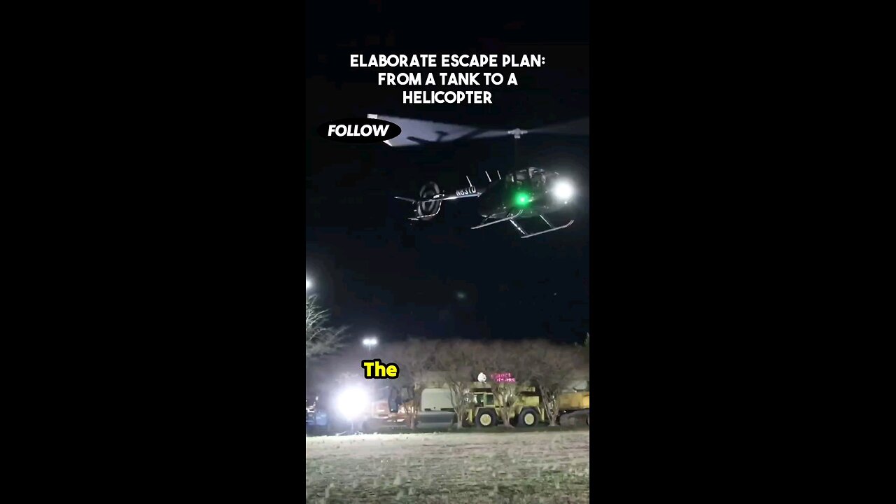 Elaborate The Escape Plan: From A Tank To A Helicopter | MrBeast