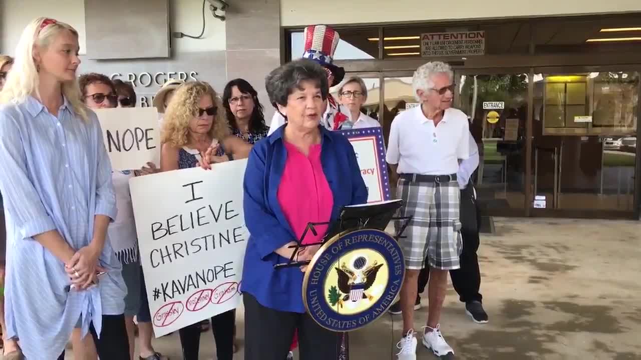 U.S. Rep. Frankel seeks unbiased Kavanaugh investigation