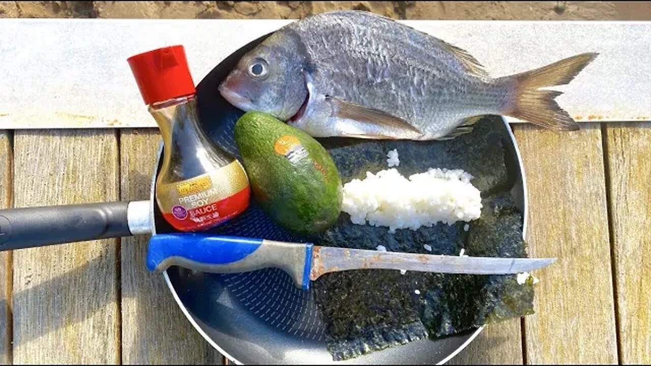 FRESH FISH SUSHI Catch and Cook! (GoPro Giveaway)