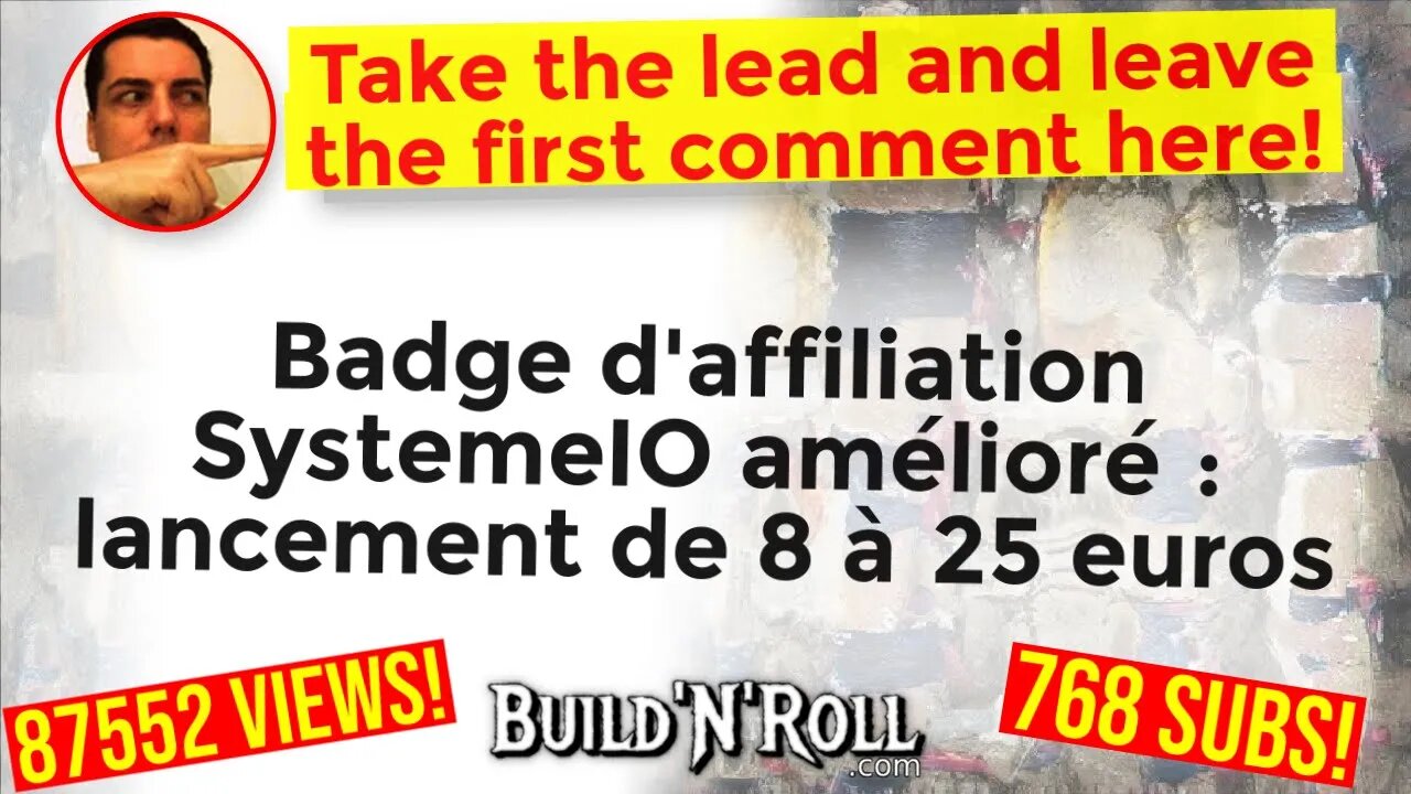 Badge d'affiliation SystemeIO amélioré : lancement de 8 à 25 euros