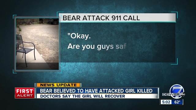 911 call in Grand Junction bear attack
