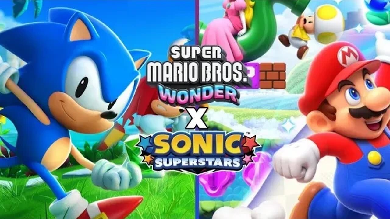 both mario wonder and sonic superstars leaked