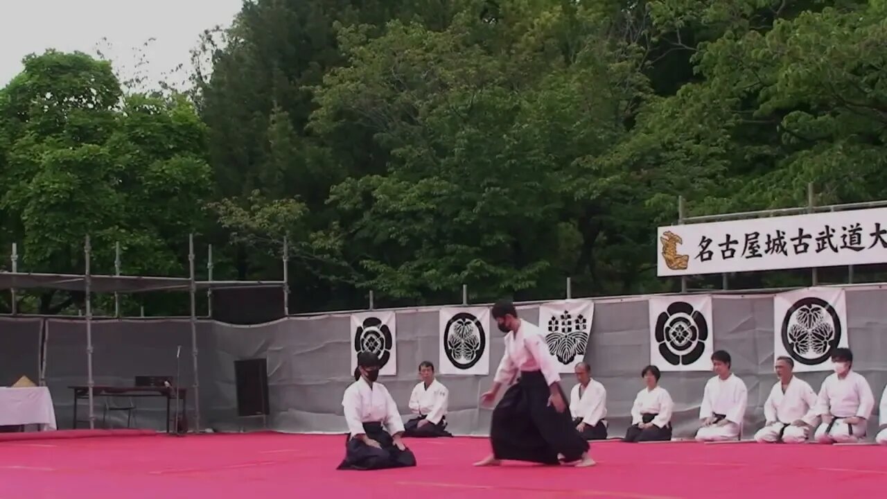 Aikido at Nagoya Castle's 52nd Annual Embutaikai 合気道第52回名古屋城古武道大 2023 05 05