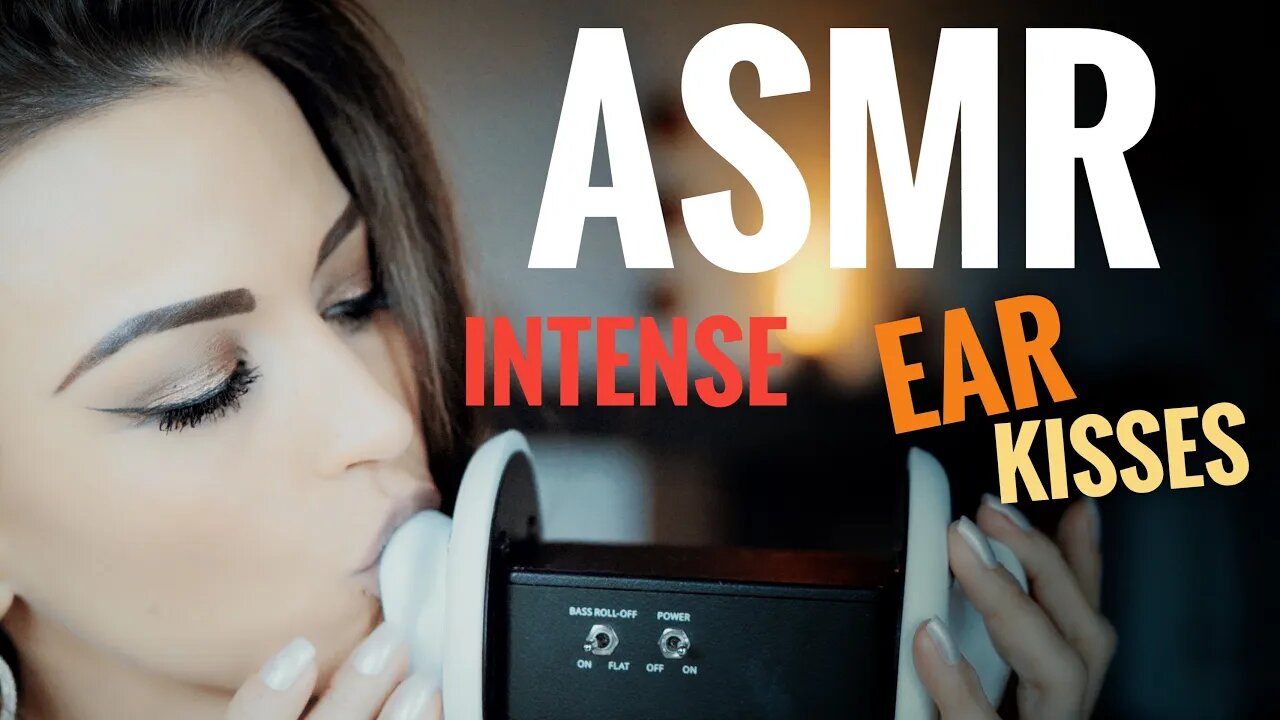 ASMR Gina Carla 💋 Intense Ear Kissing! CloseUp! Soft and Gentle!