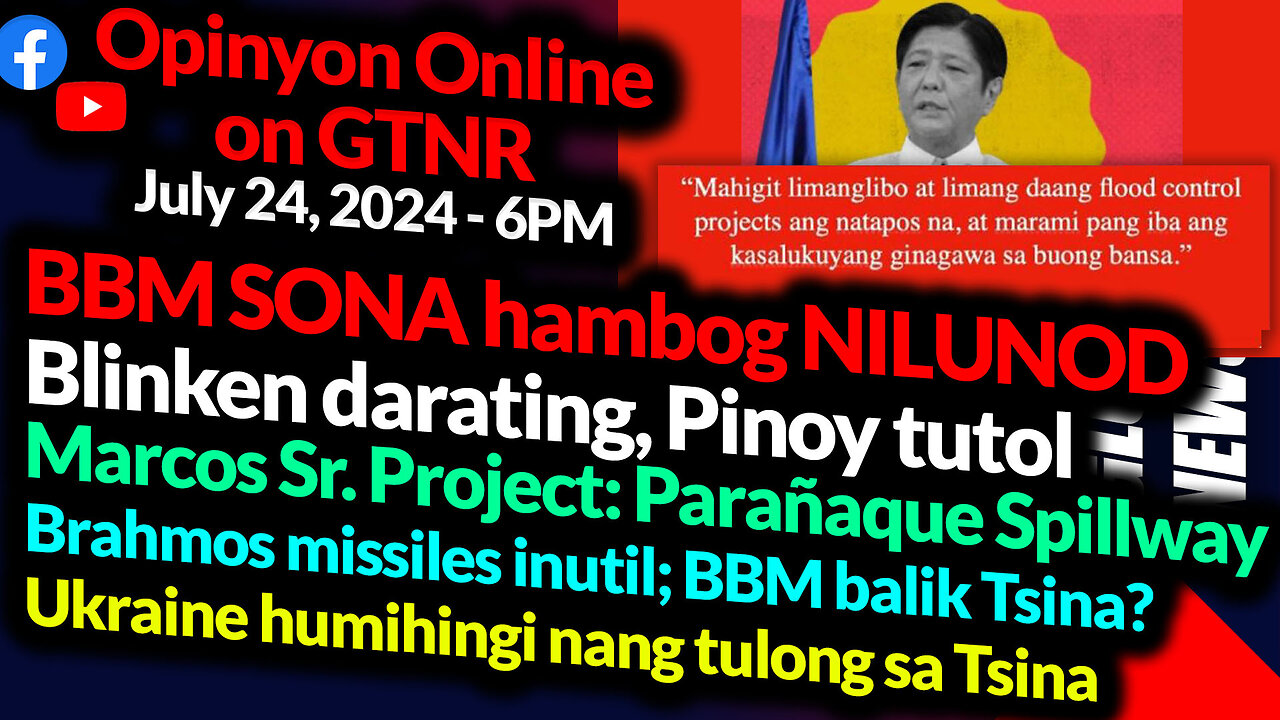 BBM SONA HAMBOG NILUNOD | Blinken Darating, Tulak Gera | GTNR with Ka Mentong and Ka Ado