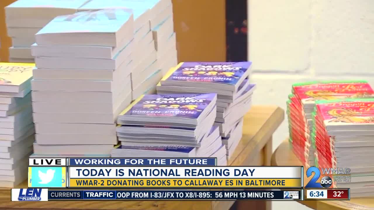 Baltimore City students will receive books on Nat'l Reading Day